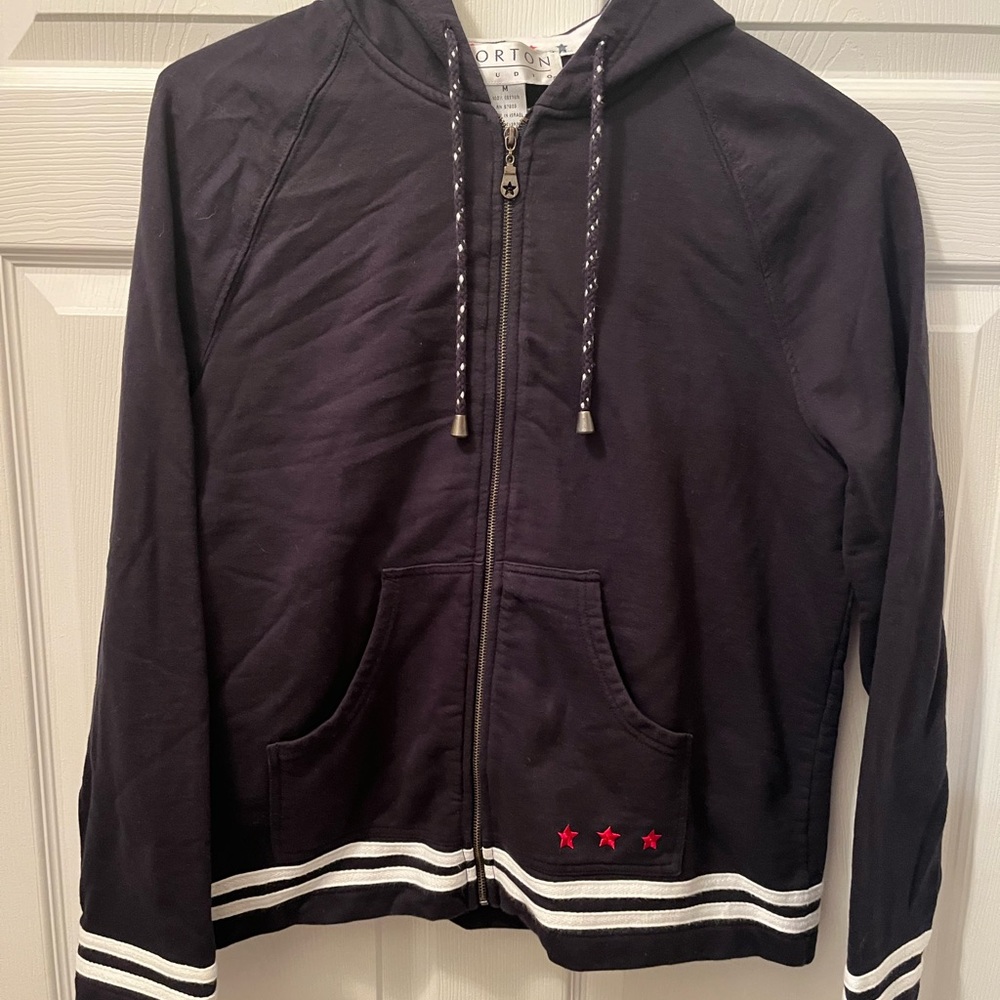 Norton Studio nautical zip up hoodie